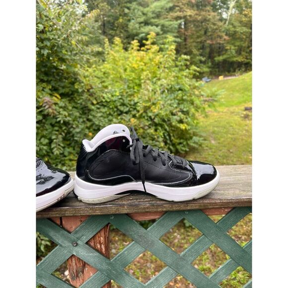 Nike Air Jordan Aero Flight Black/White/Metallic silver￼ Mens Sneakers Sz 8 5249